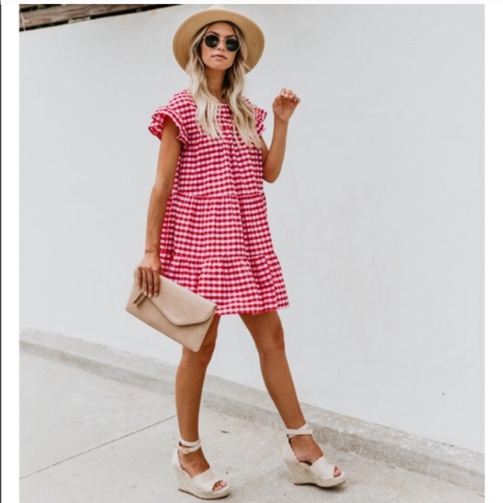 Vici Gingham Dress